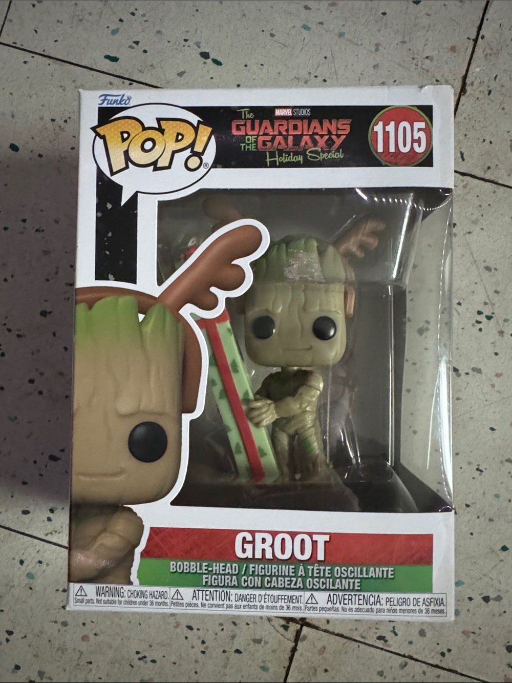 Groot Funko Pop Box